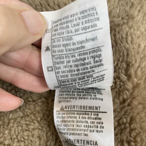 Vintage Carhartt Barn Coat Jacket Womens L Pink Sherbet Sherpa Lined Chore WJ022 - Picture 12 of 15